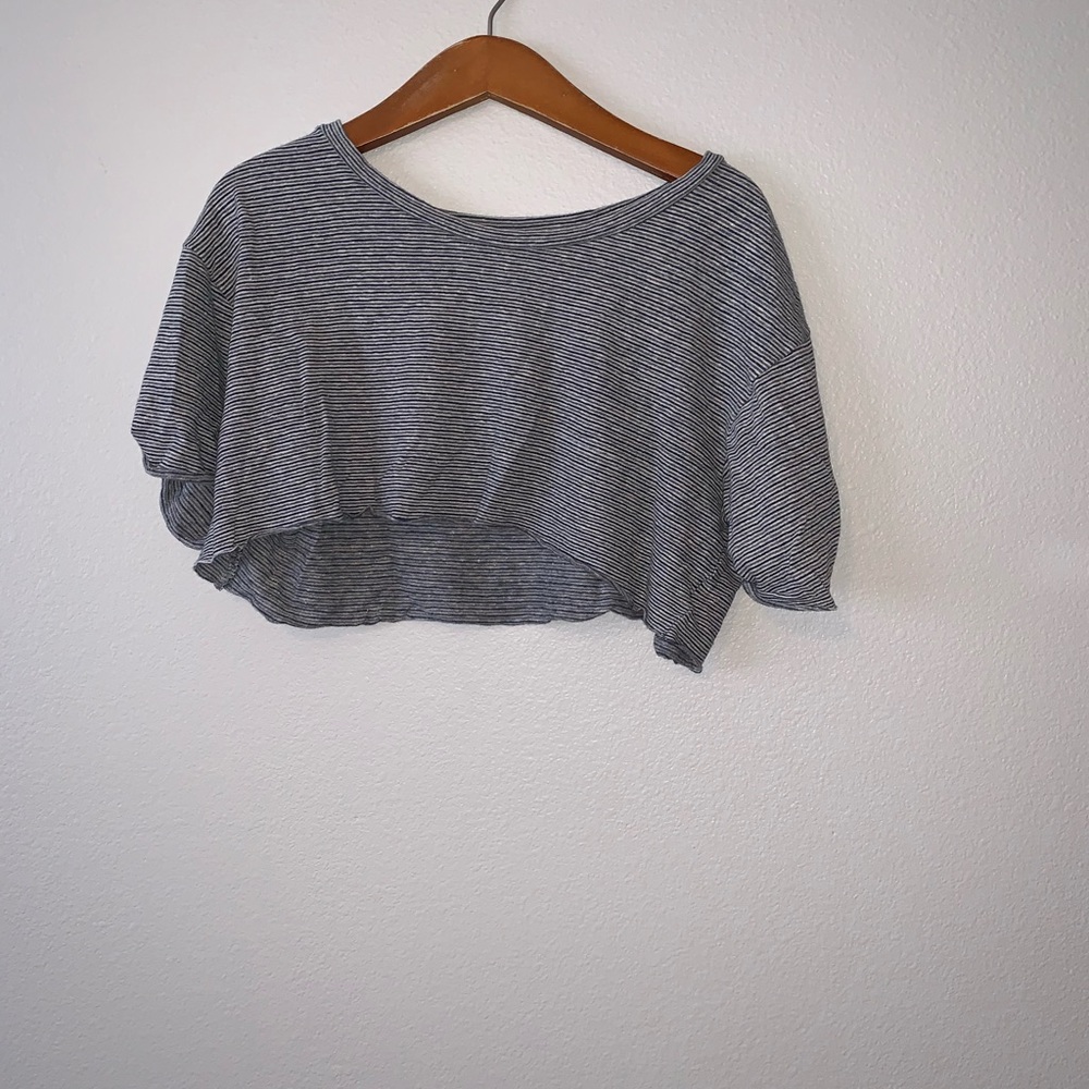 Striped crop top
